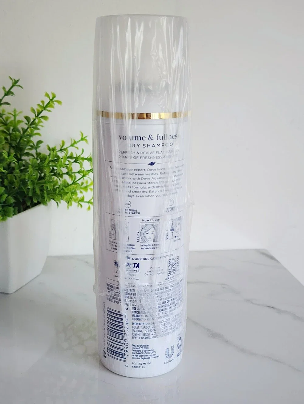 Dove Beauty Volume & Fullness Dry Shampoo - 5oz: Volumizing Paraben-Free Spray